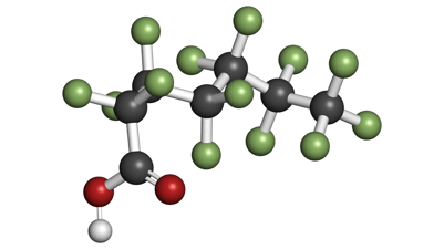 PFAS-molekyylirakenne